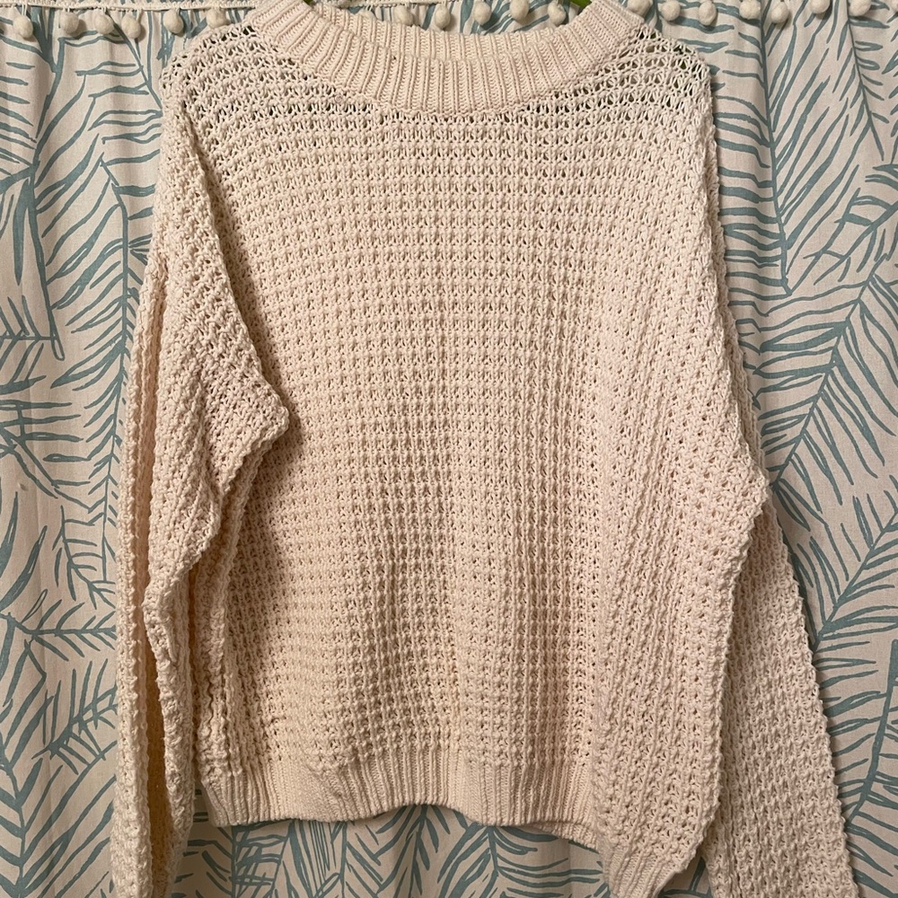 Baggy sweater , size large , soft , layering sweater